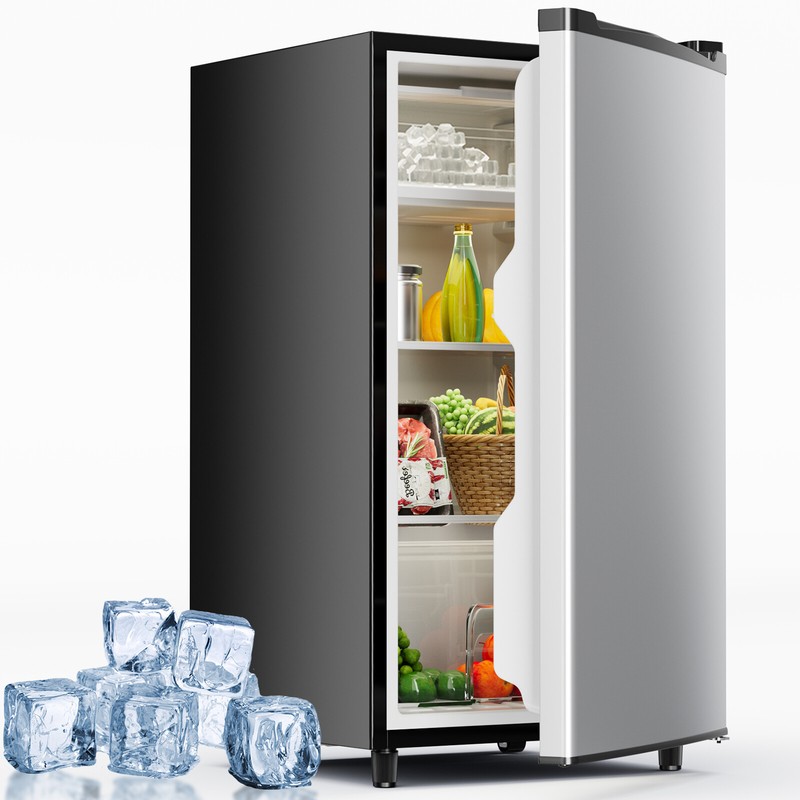 Quiet Compact Mini Fridge with Freezer Compartment, Single Door Design gallery