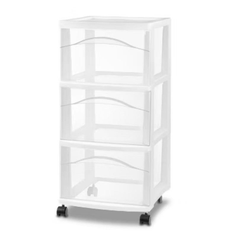 3 Drawer Medium Cart - Multi-purpose storage for lightweight items in any room gallery