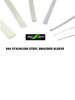 Stainless Steel FLAT Braid Sleeving 1/8" - 3/4" SIZE 304 STAINLESS STEEL gallery