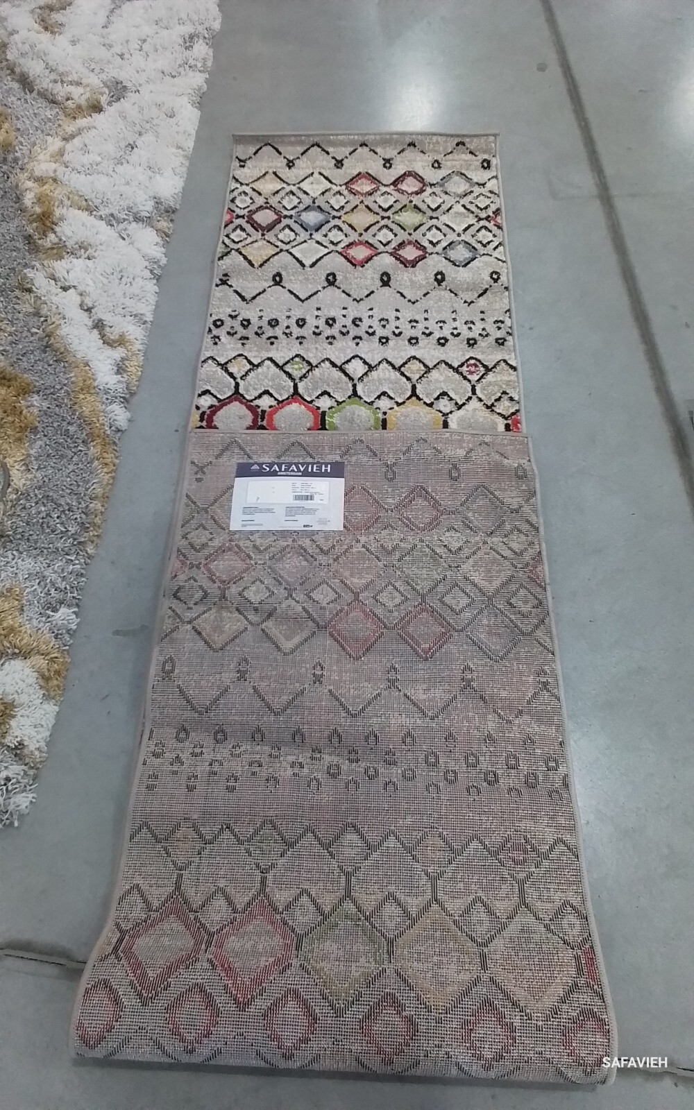 LT GREY / MULTI 2'-3" x 10'-0" Flaw in Rug, Reduced Price 1172770657 AMS108G-210 gallery