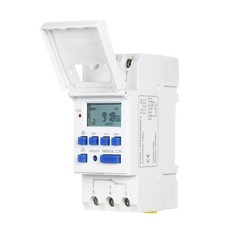 16A THC15A Digital LCD Programmable Timer Switch Relay Din Rail W5R0