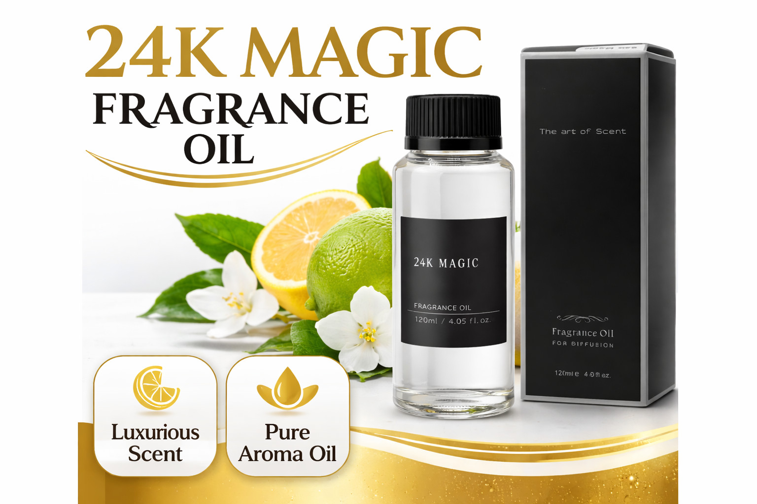 24K Magic Essential Oil 4.05 FL oz 120mL Inspired by Edition Hotel® Collection gallery
