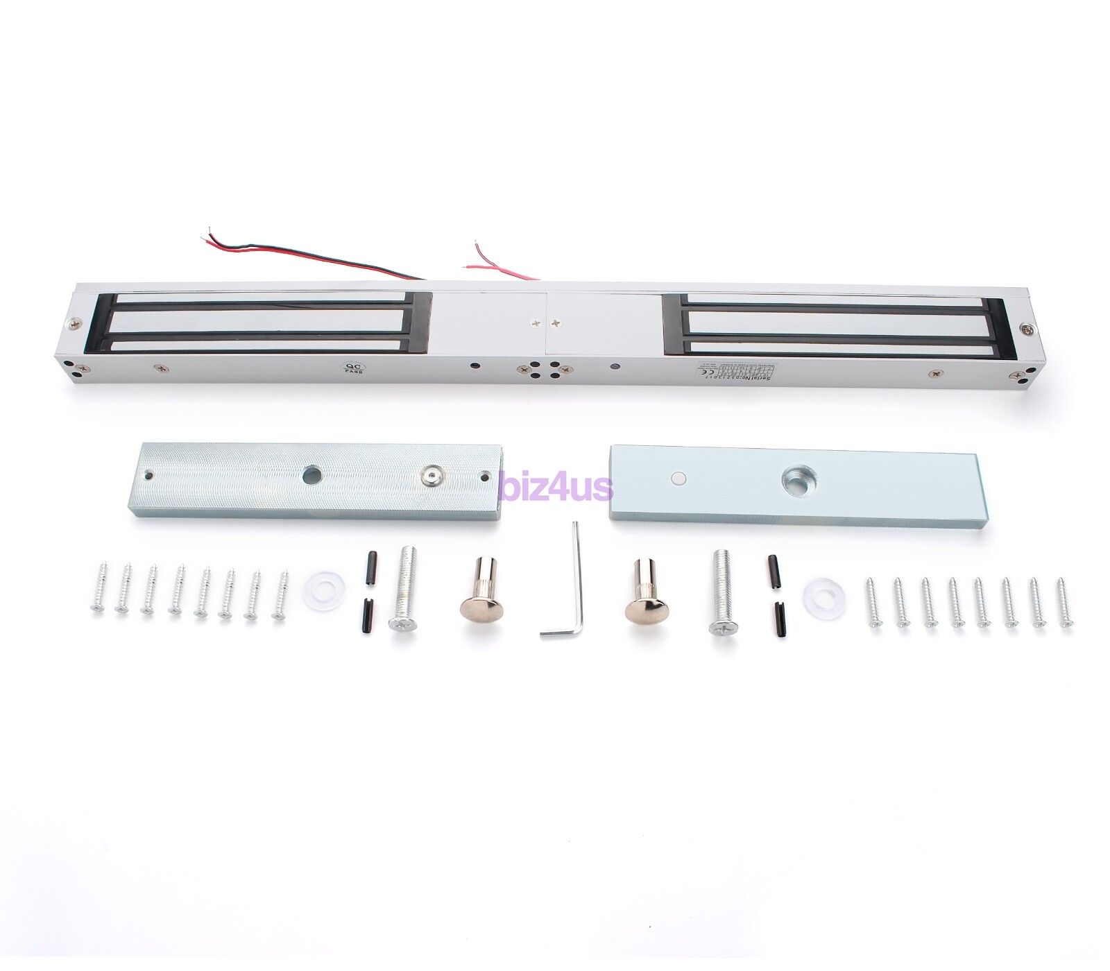 Access Control Maglock 600 lb Double Magnetic Lock 280 KG Double Entry Door gallery