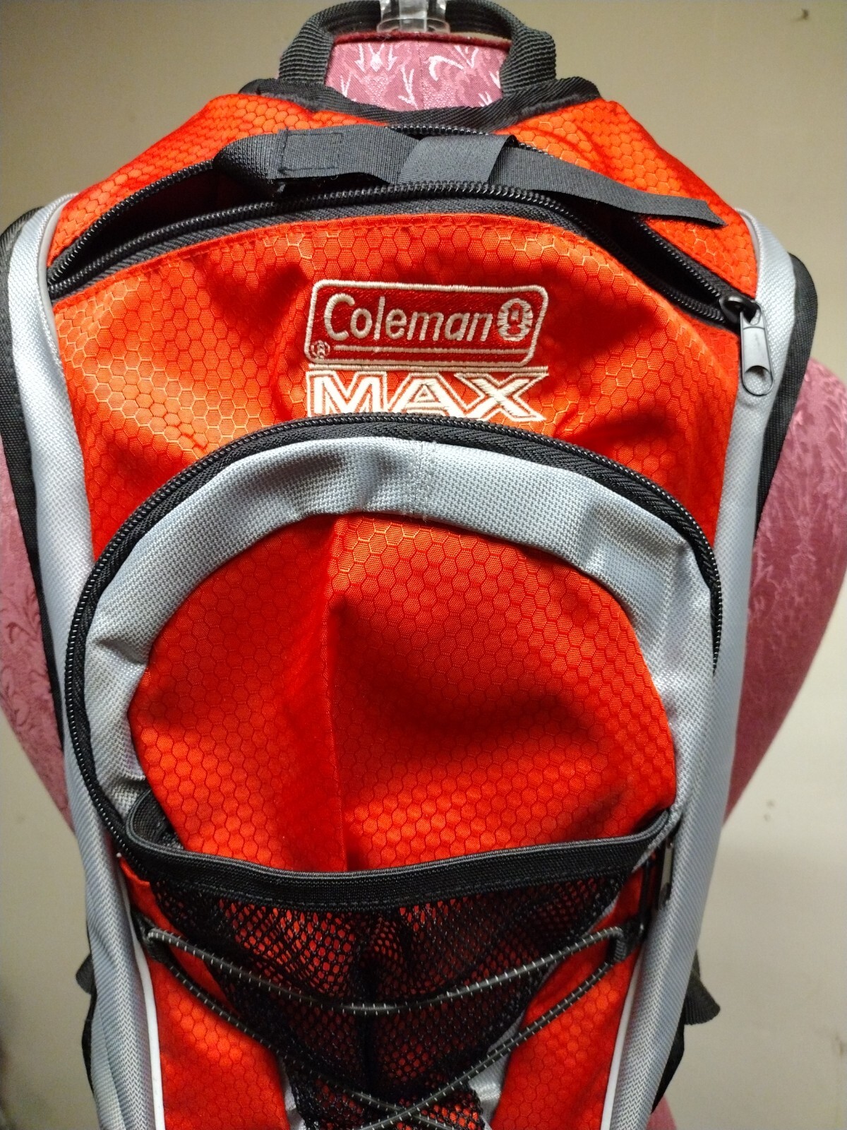 Coleman Max Hydration Red Backpack with Chest & Waist Clips, NO BLADDER 2