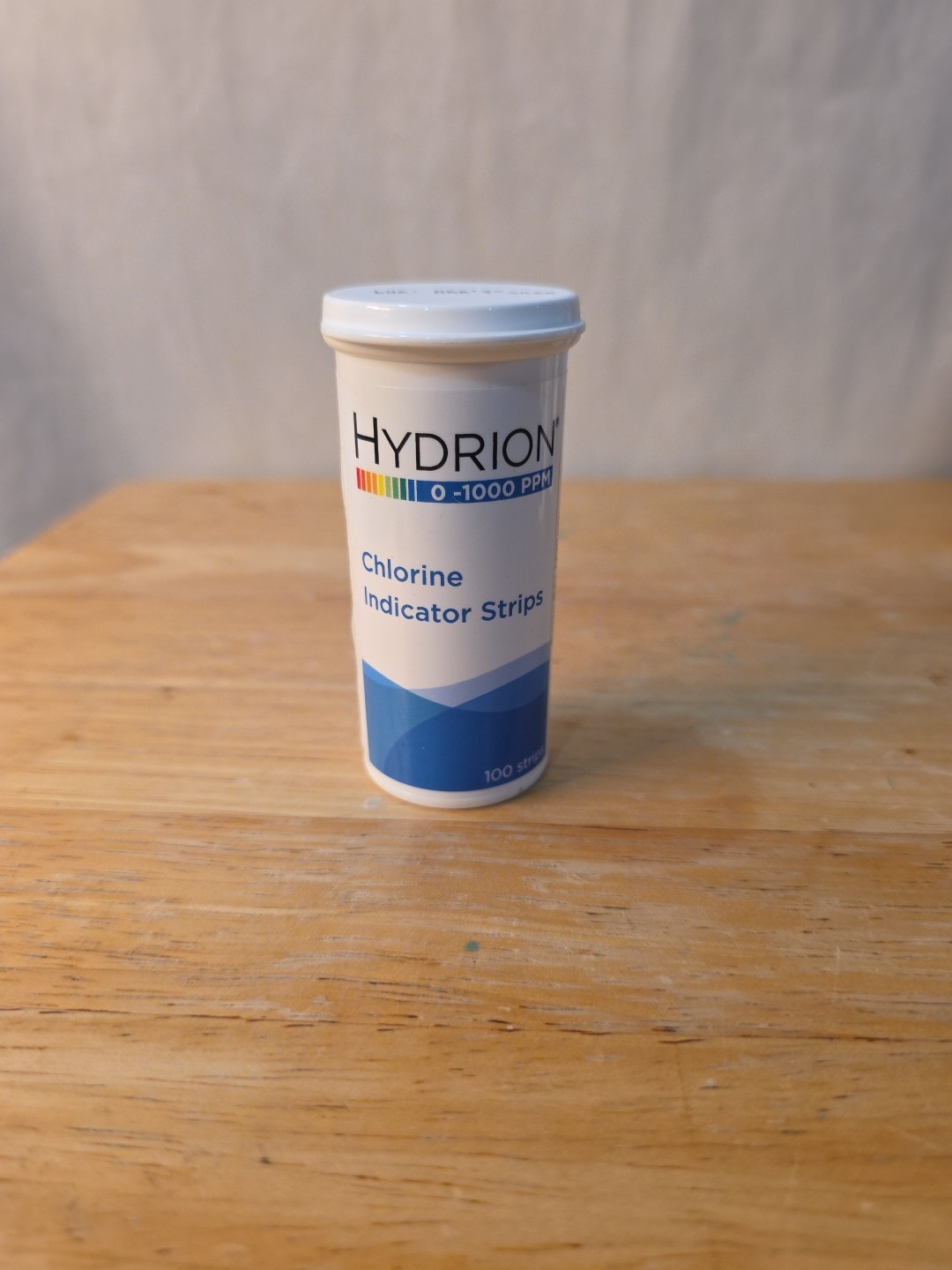 Hydrion CH-1000 Chlorine Indicator Test Strips 0-1000 PPM 100 Count Vial New gallery
