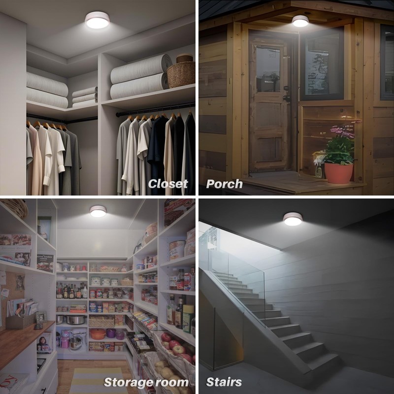Motion Sensor Ceiling Light Battery Operated Indoor Light gallery