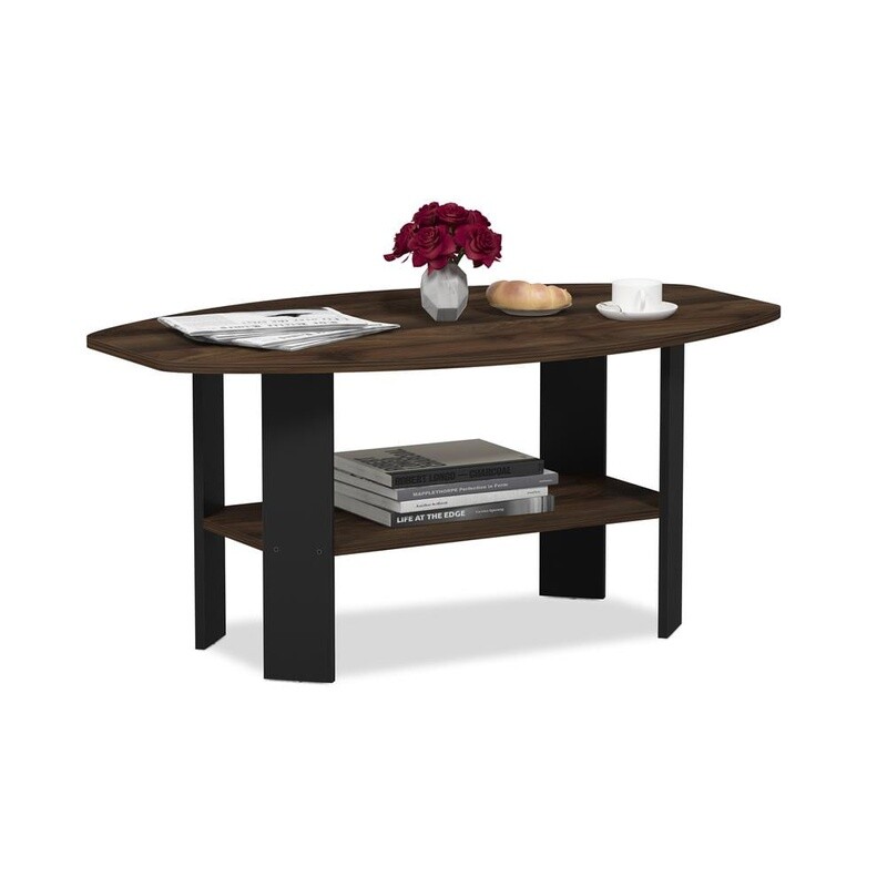 Compact Engineered Wood Coffee Table Stylish Design Small Space Furniture New gallery