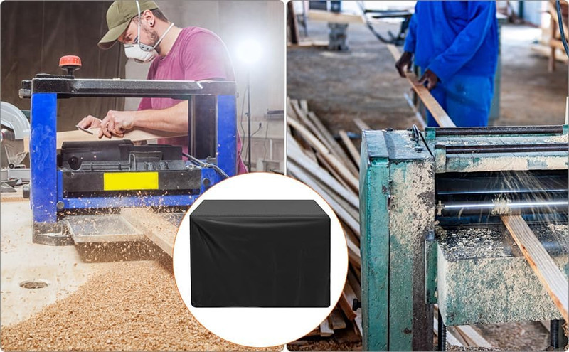 Universal Planer Dust Cover, Table Saw & Miter Saw Protection, 28.3" X 24.4" X 1 gallery