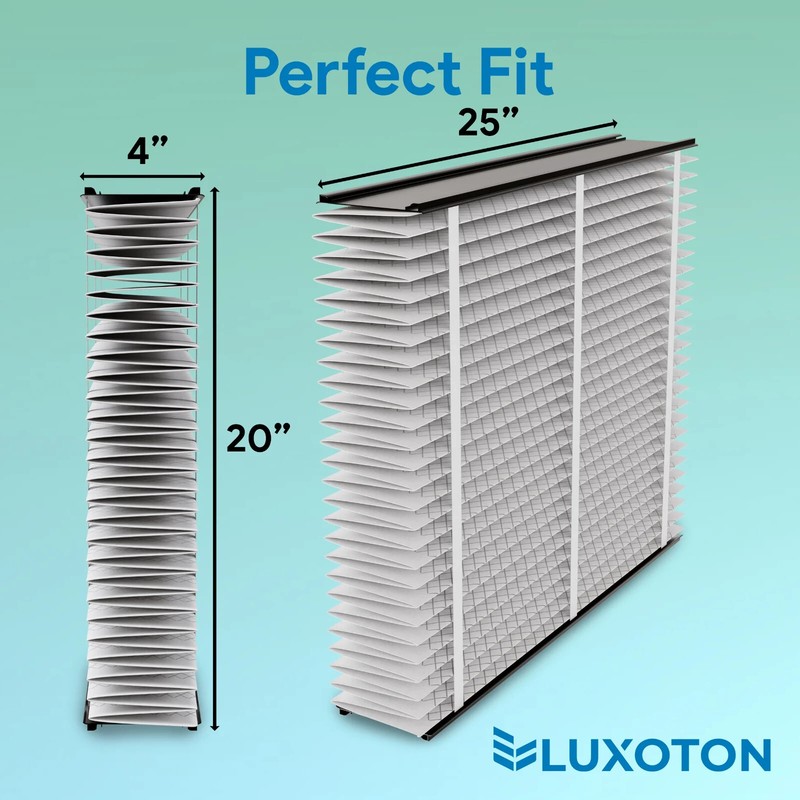 LUXOTON for AprilAire 213 Replacement Filter - 2 Pack Collapsible Furnace Filter gallery