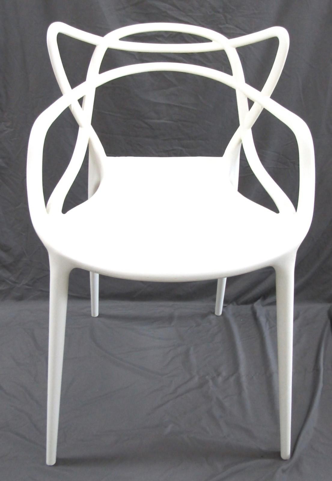 Mid-Century Modern Kartell Masters White Technopolymer Thermoplastic Chair gallery