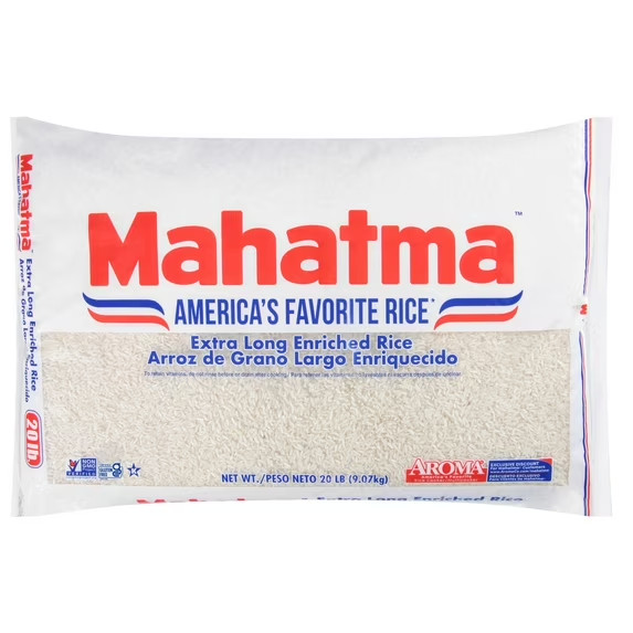 Mahatma Enriched Extra Long Grain White Rice 20 lb Bag gallery