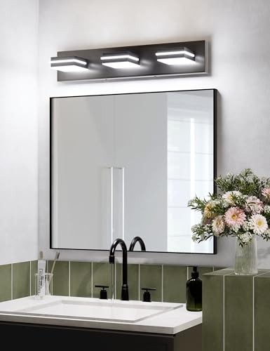 Modern Bathroom Vanity Light Fixtures (3-Light, 24 3-Light,24-Inch 6000K gallery