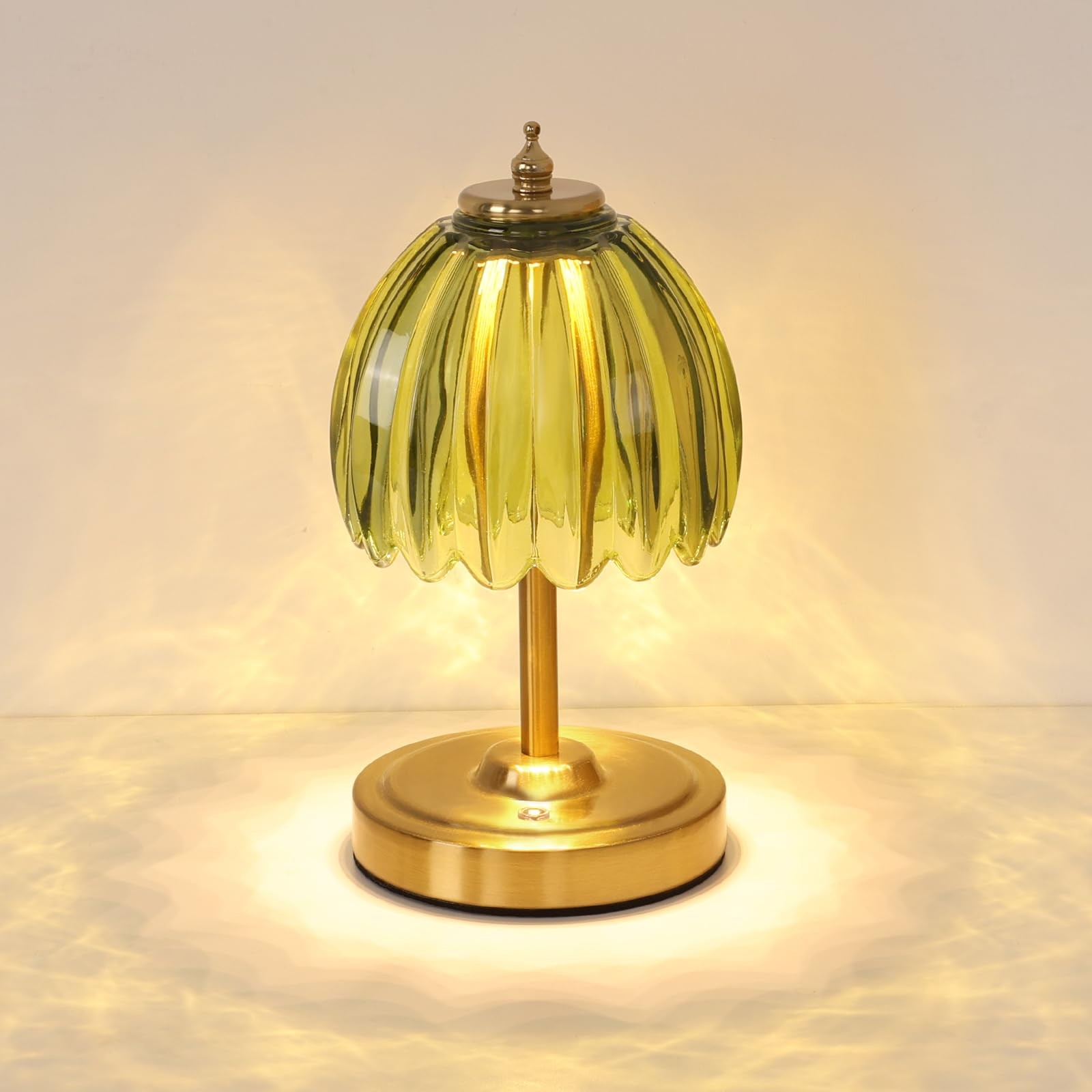 Tulip Small Table Lamp, 5200mAh Cordless Touch Control Mini Table Lamp with 3... gallery