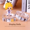 Acrylic round Display Block, 2 Pieces 3 X 3 X 1 Inches Edge Polished Clear Displ gallery