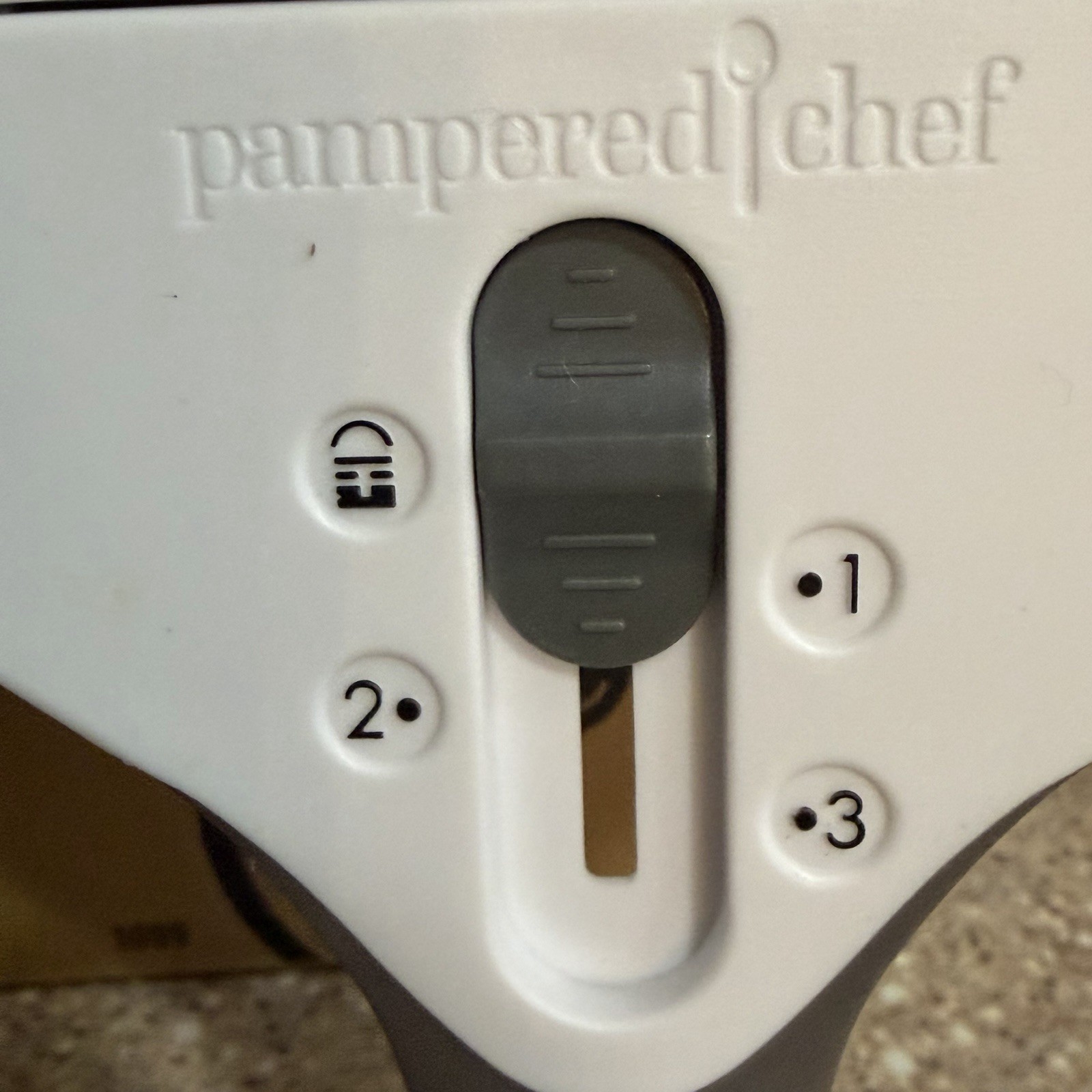 Pampered Chef Simple Slicer Mandolin Kitchen Tool 3 Settings Safety Guard Gadget gallery