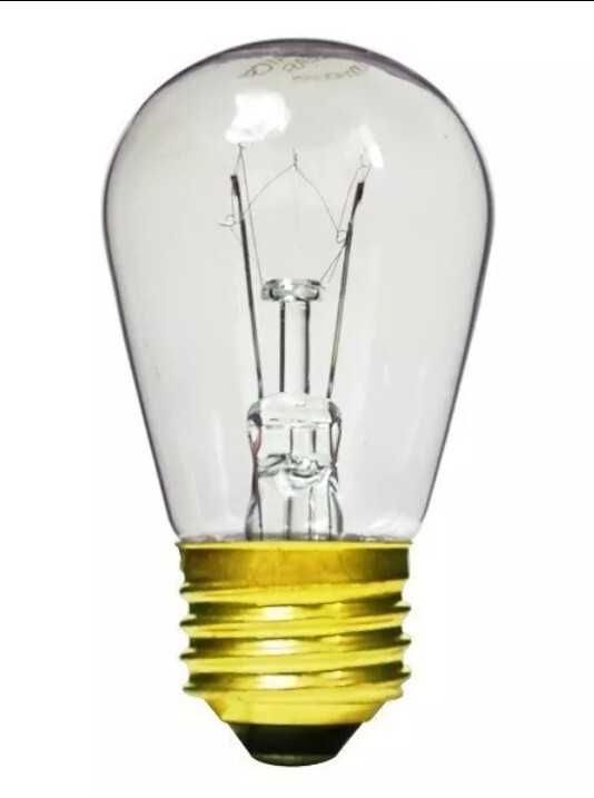 Sylvania 11S14 Clear Ruggedized S14 Bulb 11W 6 Pack 130v gallery