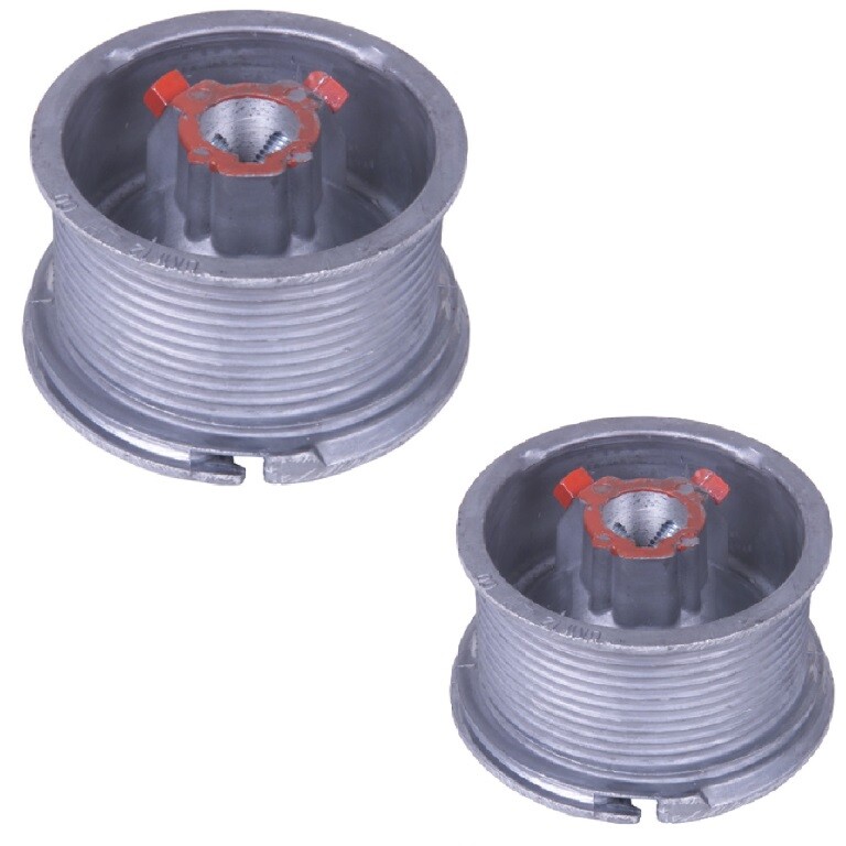 Garage Cable Drum 12' Door Max Standard Lift 4″ Diameter 375lbs Rated Pair