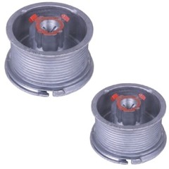 Garage Cable Drum 12′ Door Max Standard Lift 4″ Diameter 375lbs Rated Pair