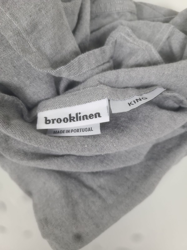 Brooklinen Grey King Bedsheet Set gallery