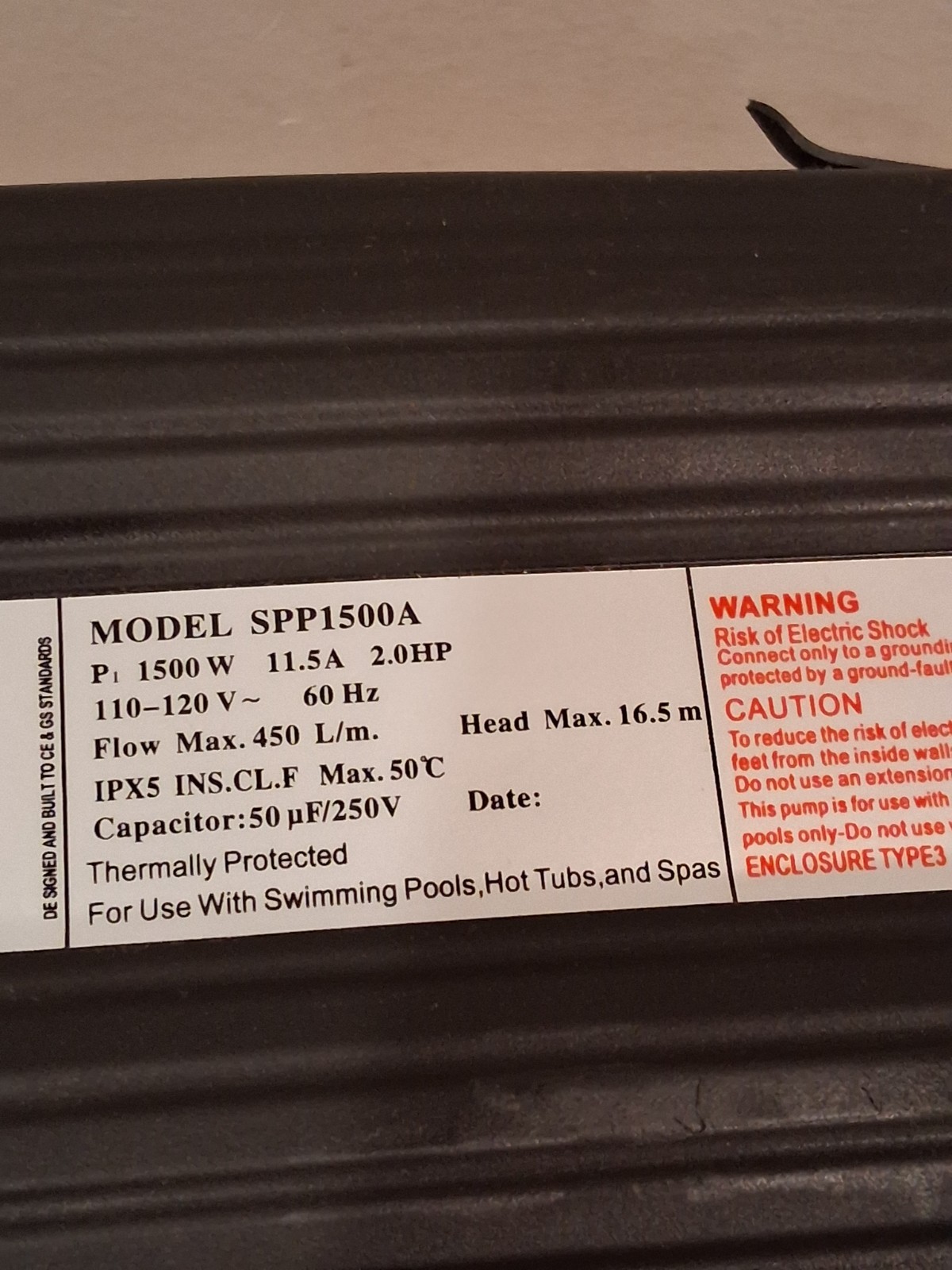 NEW Dacom SPP1500A 2HP Swimming Pool Pump *MOTOR ONLY* gallery