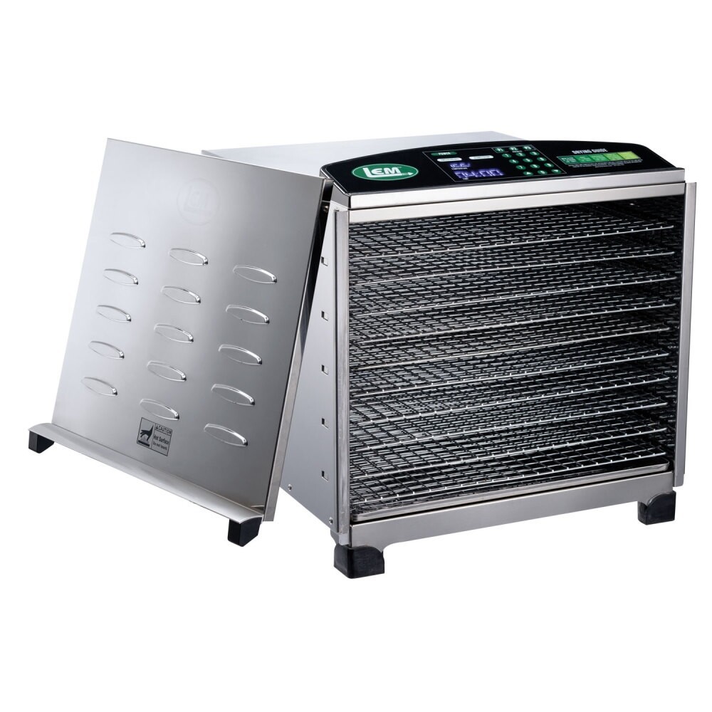 LEM Digital Dehydrator 10 Tray Stainless Steel Cube Electric gallery