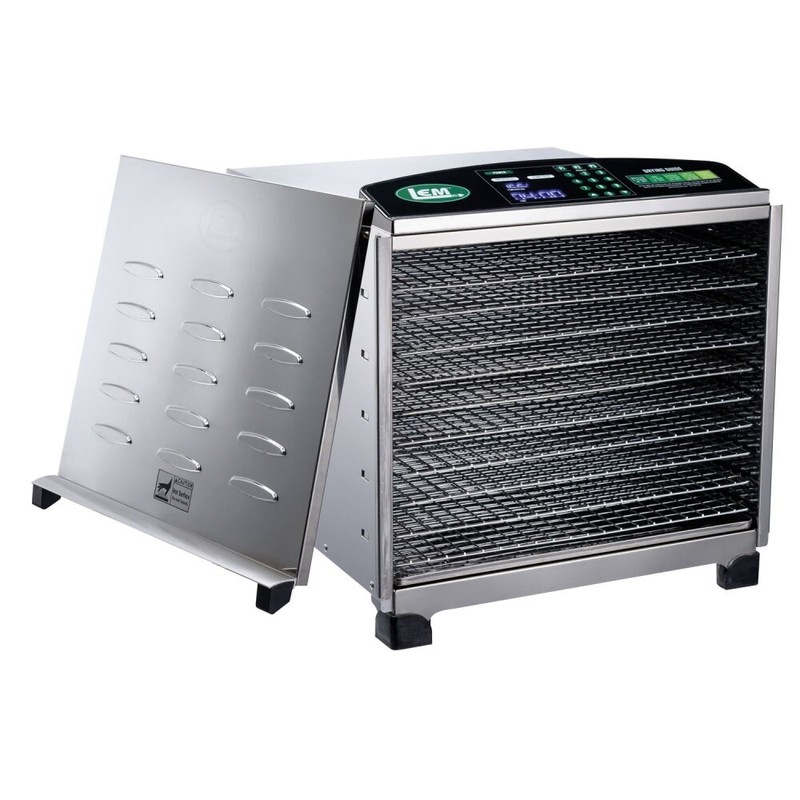 LEM Digital Dehydrator 10 Tray Stainless Steel Cube Electric gallery