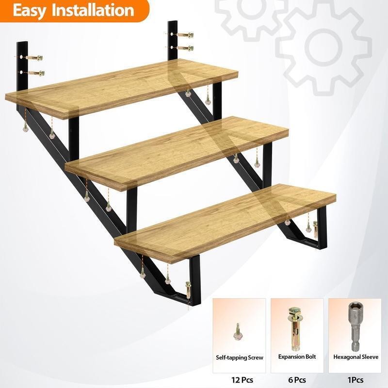 Steel Stair Step Riser 2PC 3 Step Stair Stringers for Deck Steel Stair Stringer gallery