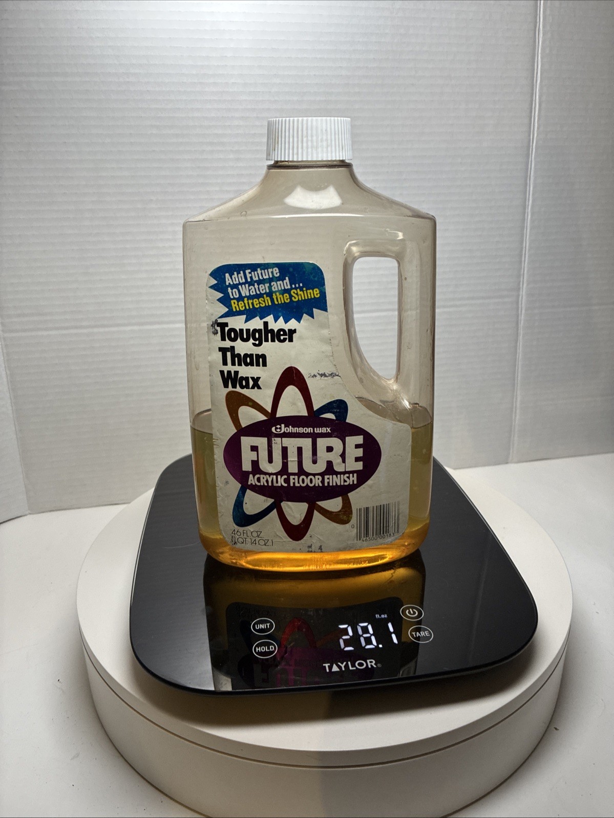 RARE Vintage Pledge FUTURE Premium Floor Finish 46 oz Johnson 50% Full gallery