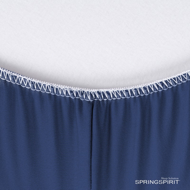 Box Spring Cover with Smooth Elastic Woven Washable Navy Twin/Full/Queen/King gallery