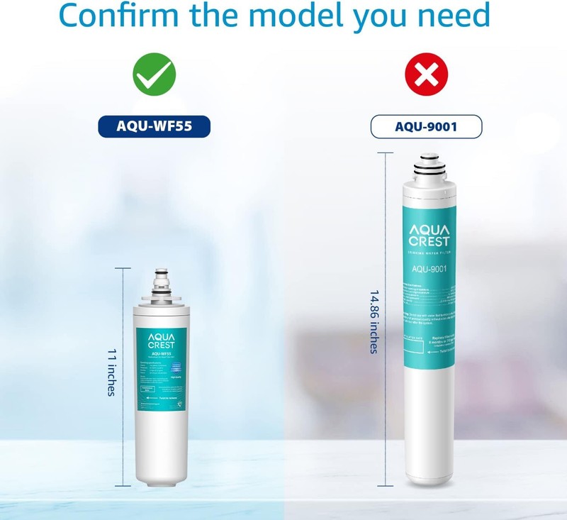 2 Pack Aquacrest Water Filter Fits Moen ChoiceFlo 9600, 9601, S5500 Moen faucets gallery