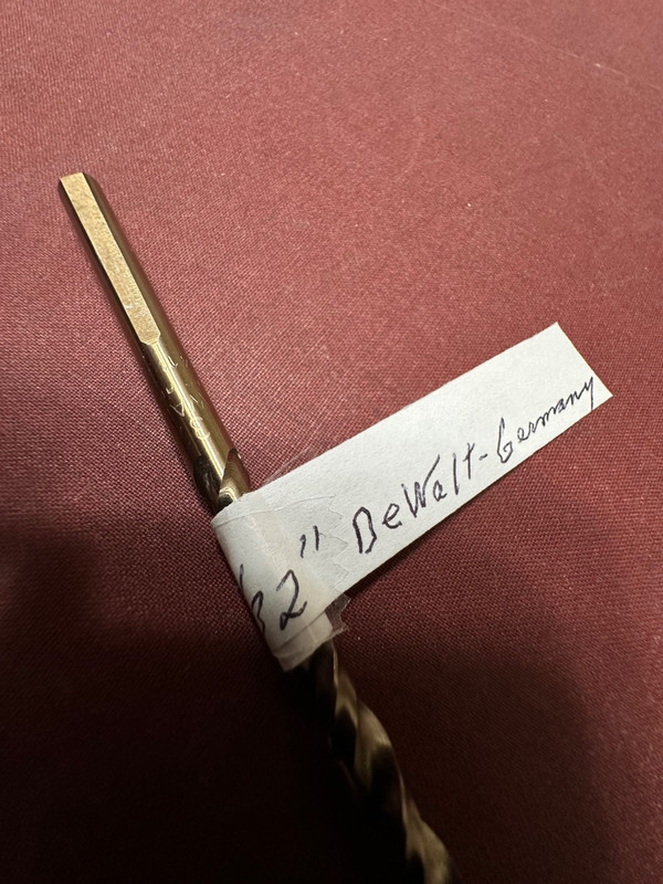 DEWALT 7/32” Pilot Point 41 Degree Drill Bit, Single Flute, Made In Germany gallery