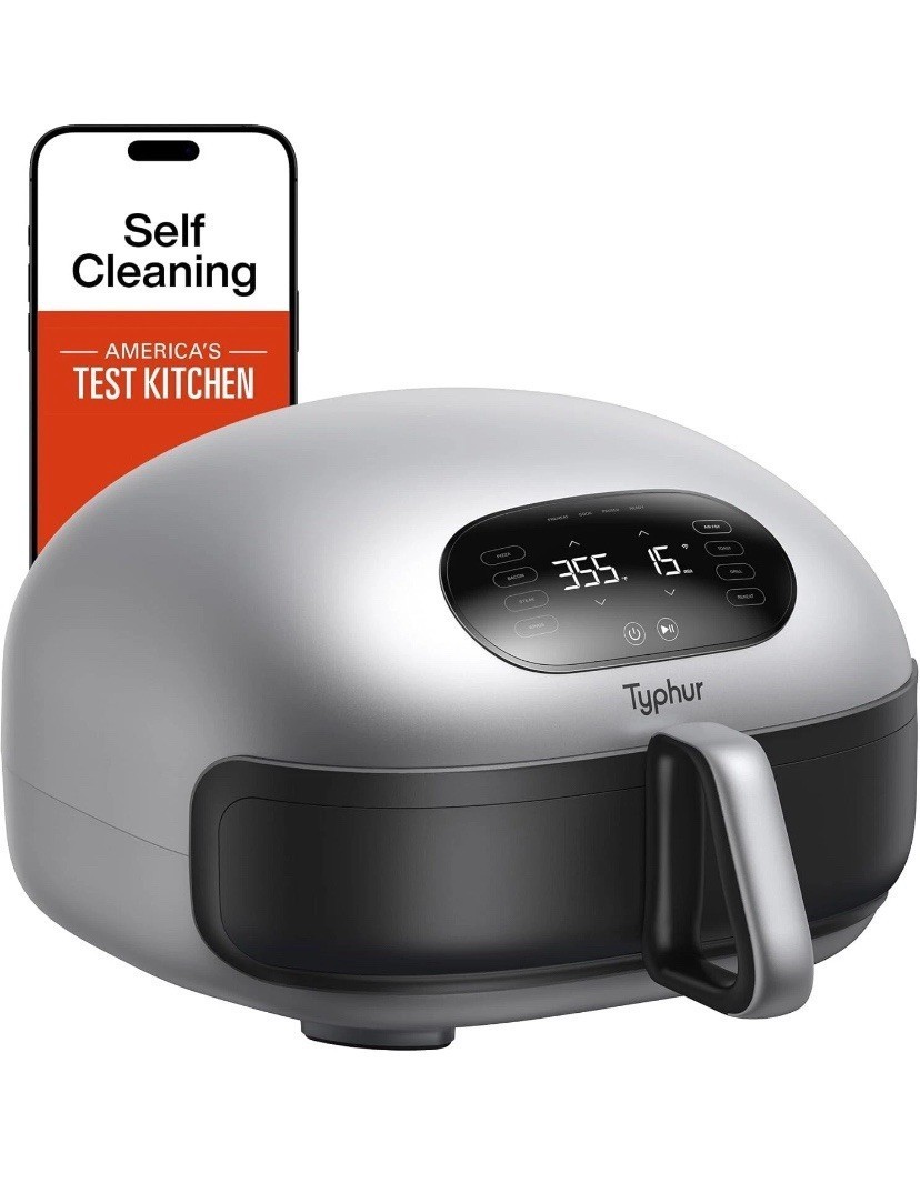 Typhur Dome 2 Air Fryer, Extra Large with Superior Airflow, Self-cleaning. AF03 gallery