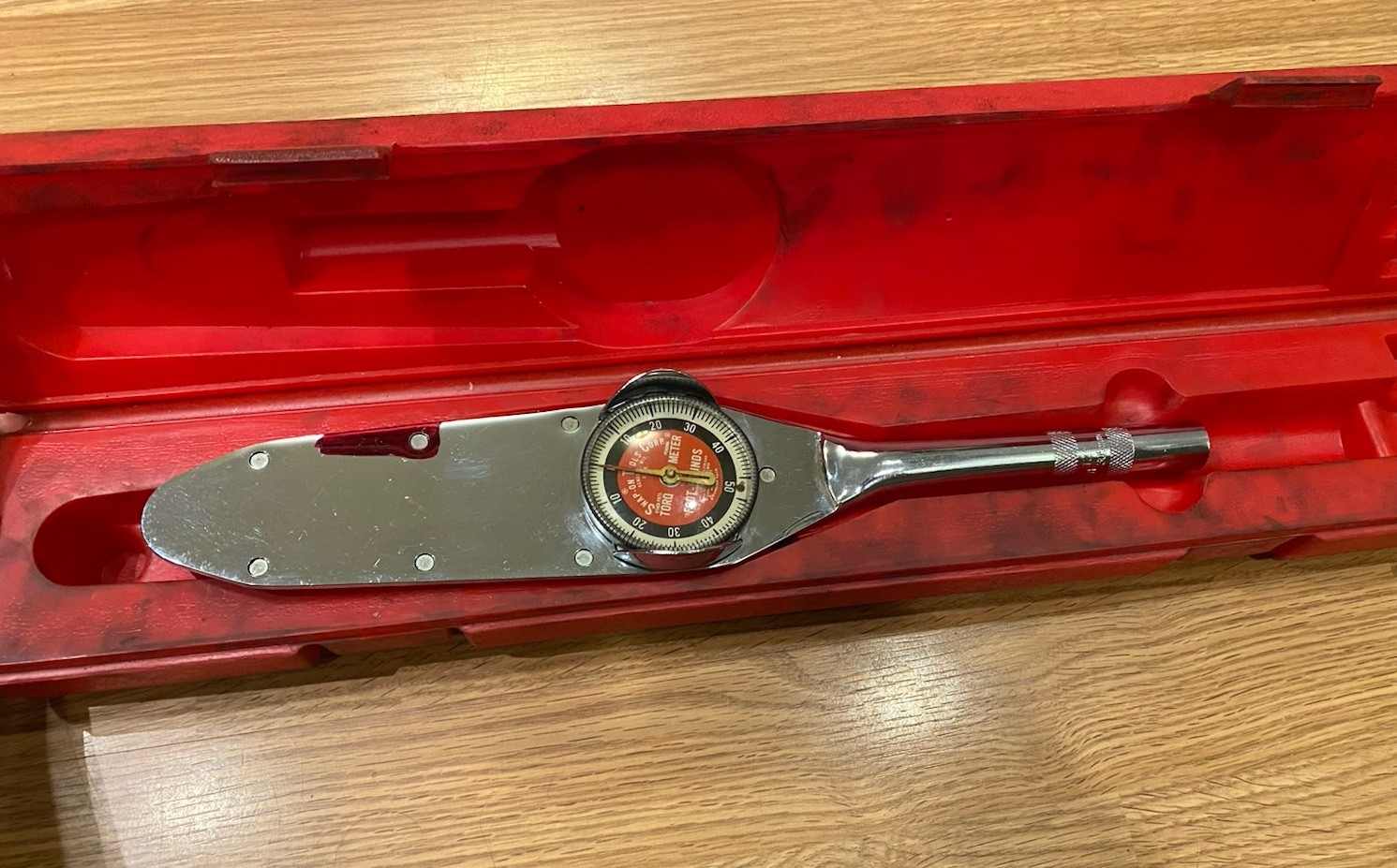 Snap-On 1/2” Drive Torque Wrench Torqometer 0-175 Foot Pounds - USA Made gallery