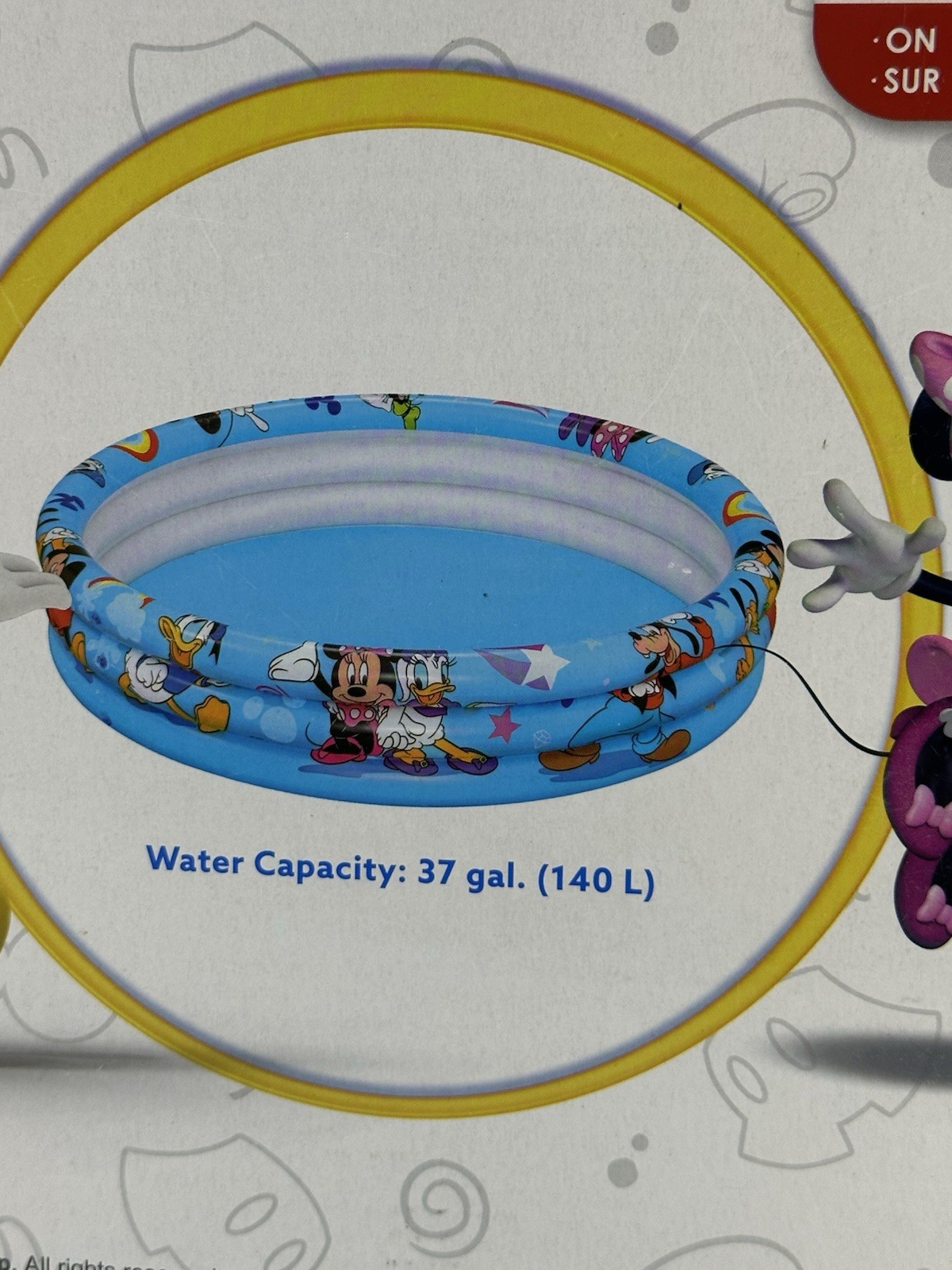 Disney Junior Mickey Mouse Funhouse Inflatable Play Pool Ages 2+ gallery