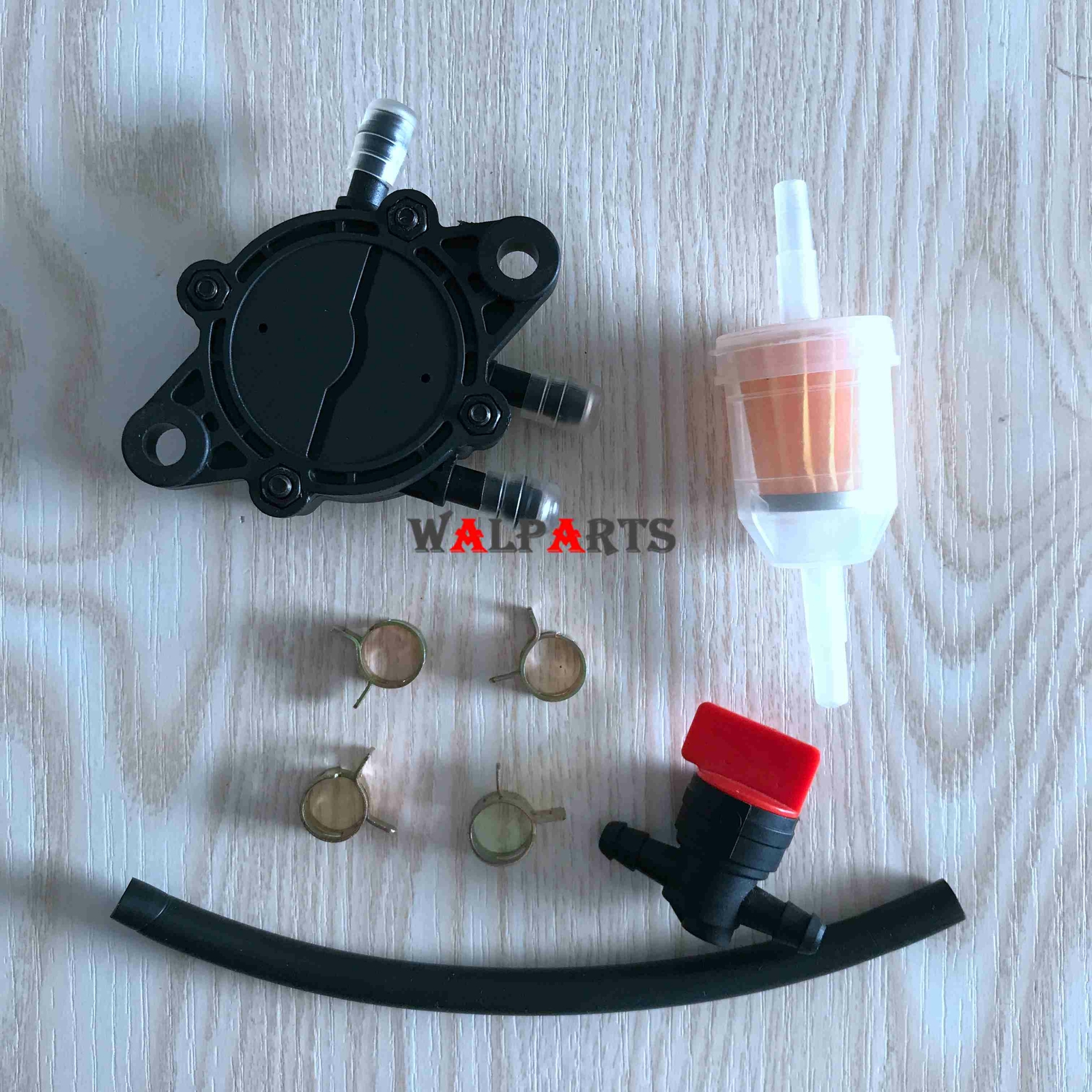 Fuel Pump Fuel Filter Kit For John Deere LA145 LA135 LA125 D160 D150 D140 D130 gallery