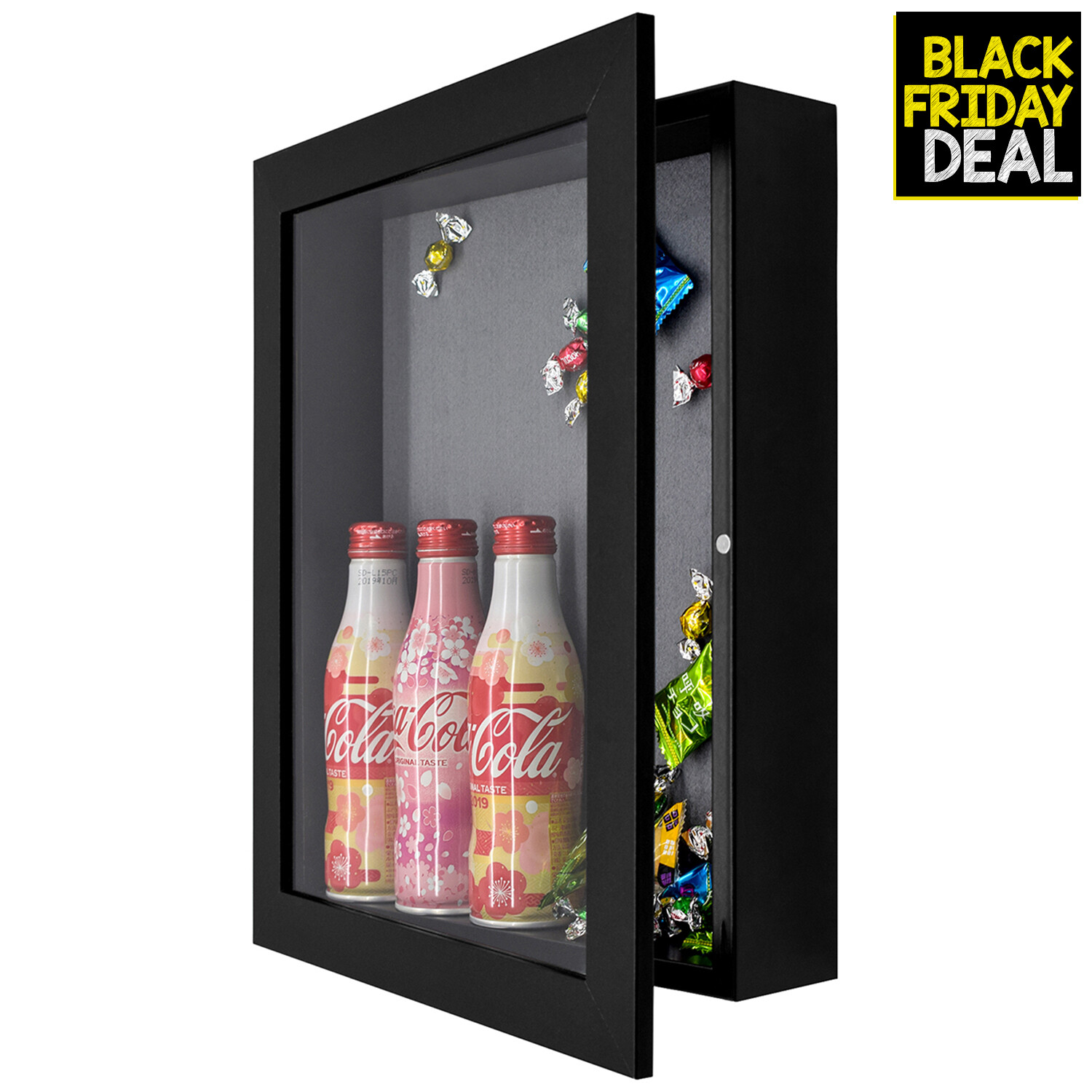 11x14 Shadow Box Black Frame Display Case 2" inch Depth Memorabilia Awards Medal gallery