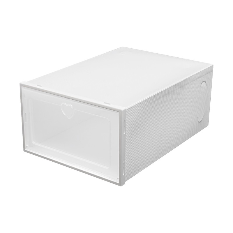 20pcs Stackable Shoe Storage Box Durable Plastic Sneaker Display Case Organizer gallery