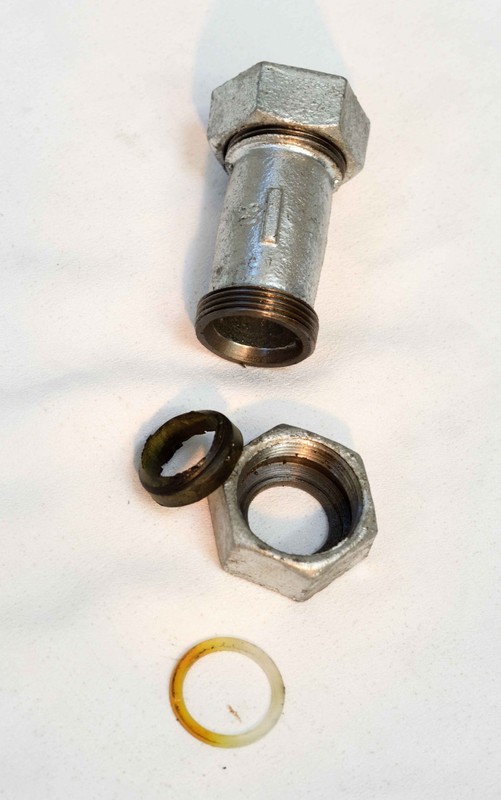 (25) Coupling Compression Repair, Dresser Galvanized Steampunk fitting.NEW. NOS gallery