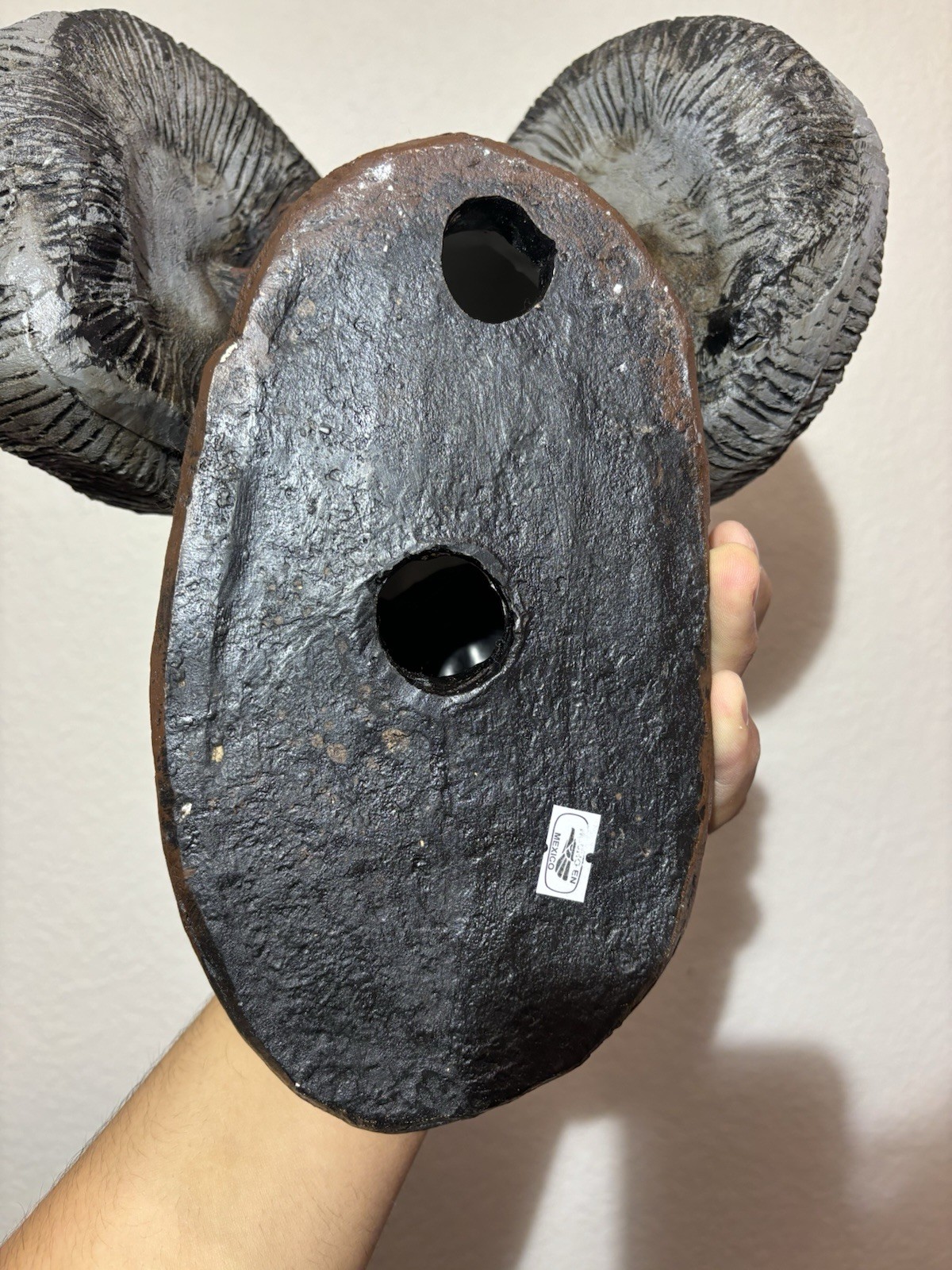 Wall Mounted Ram Head Sculpture Decor Ceramic gallery