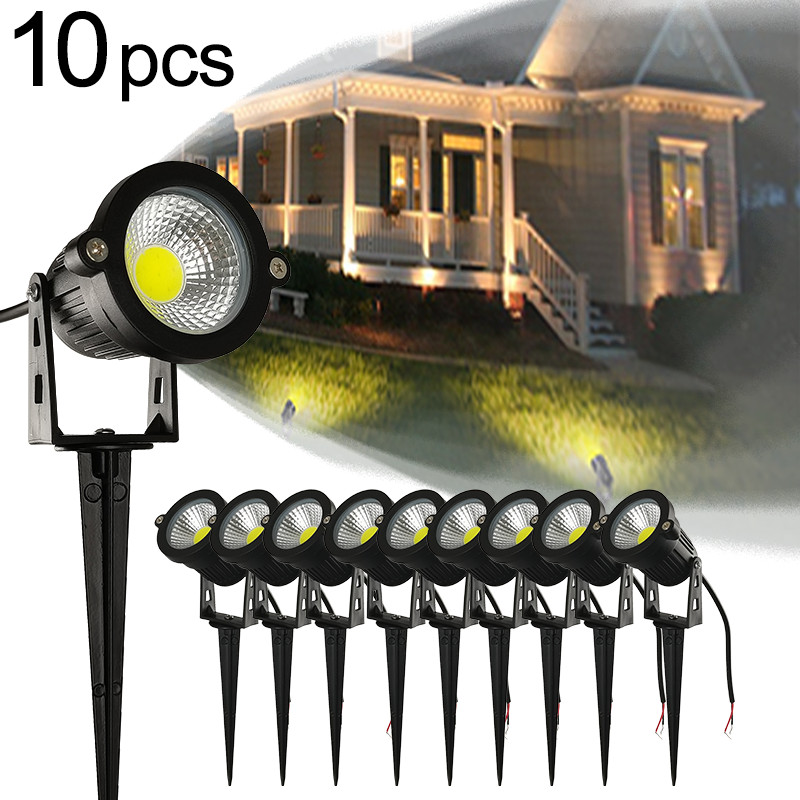 10X 12V COB LED Spot Lights Low Voltage Garden Lamps Cool/Warm White 3000k/6000K gallery