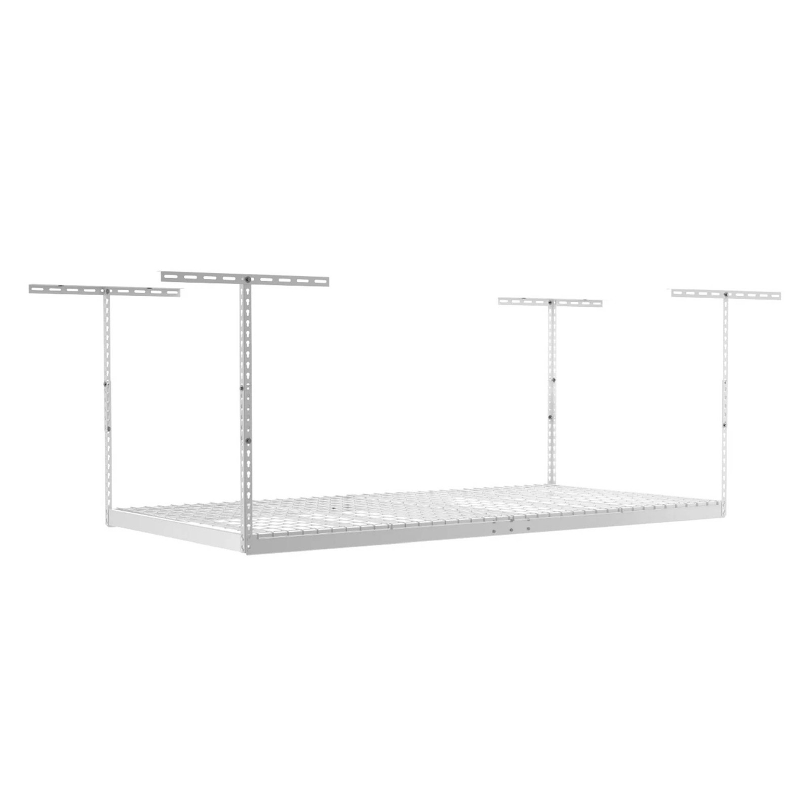 MonsterRax 4' x 8' Overhead Garage Storage Rack Holds Up to 500 Pounds, White gallery