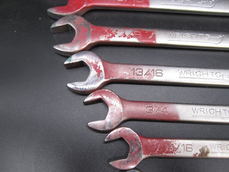 Wright Tool WRIGHTGRIP Combination Wrench Set satin finish gallery