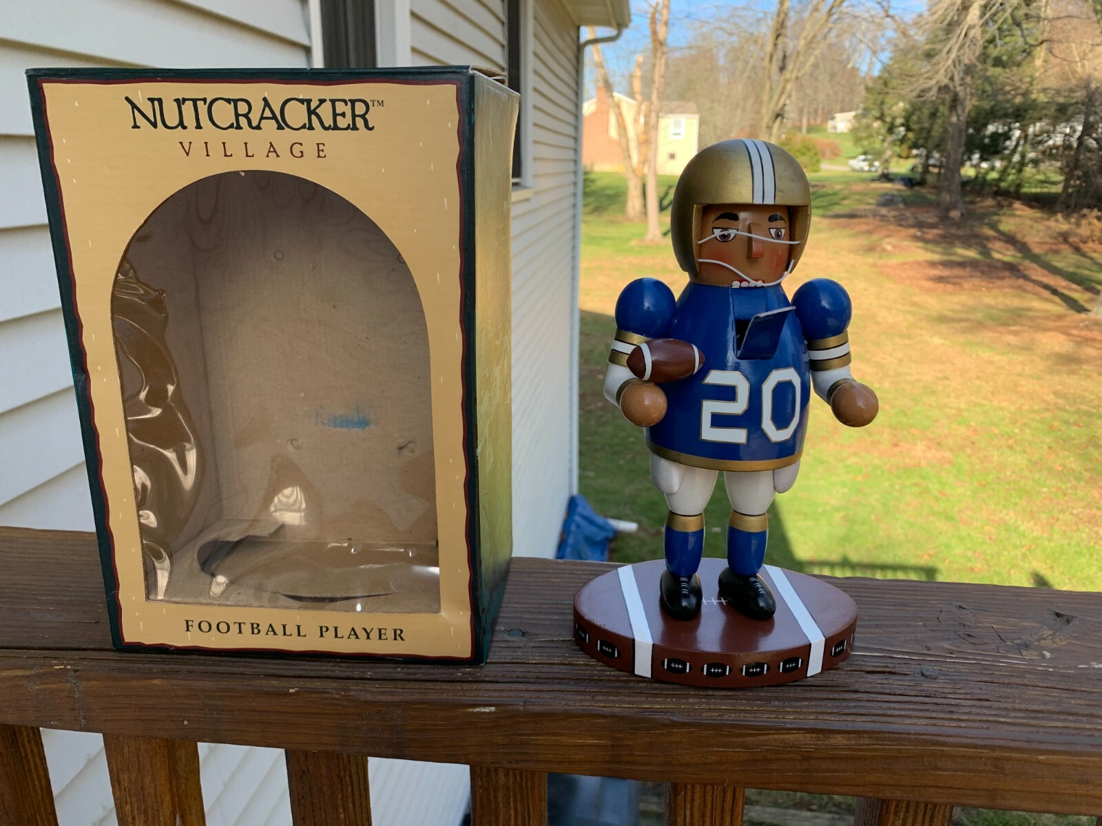 Football Player Nutcracker New gallery