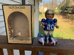 Football Player Nutcracker New