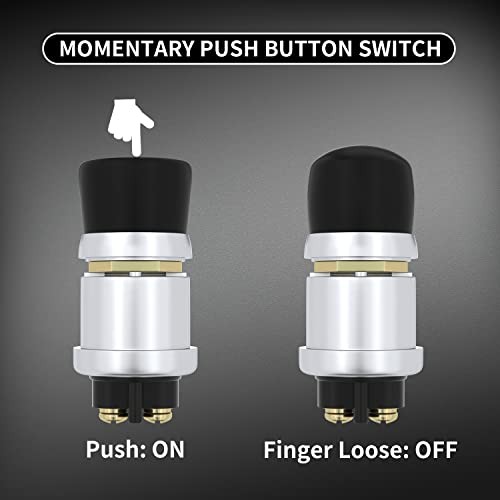 Push Button Starter Switch 12V / 24V Waterproof Push Start Button 50A 1Pc gallery