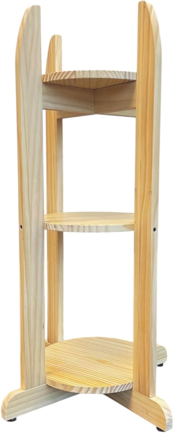 33″ Solid Wood Water Dispenser & Plant Stand – 3 Shelves for 1–5 Gallon Jugs gallery