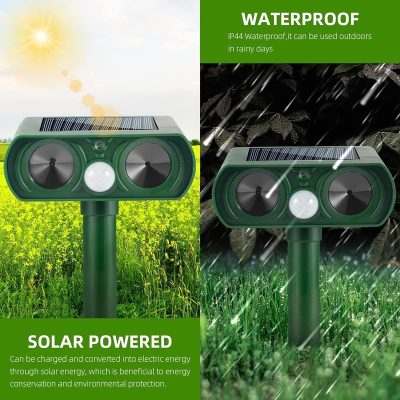 Ultrasonic animal repeller Motion Sensor Cat Deterrent Outdoor to Scare Fox gallery