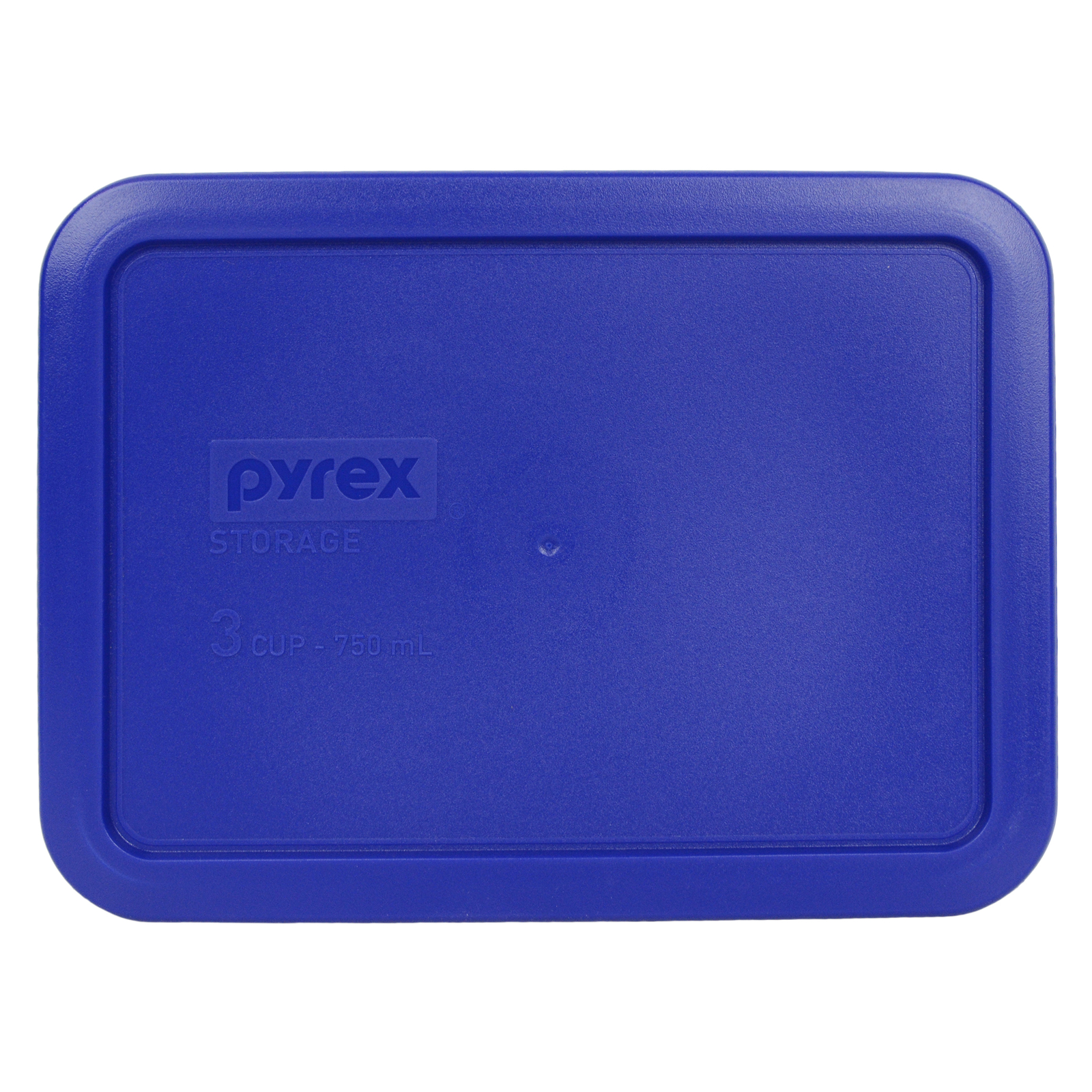 Pyrex 7210-PC Cadet Blue Plastic Rectangle Replacement Lid Cover (6-Pack) gallery