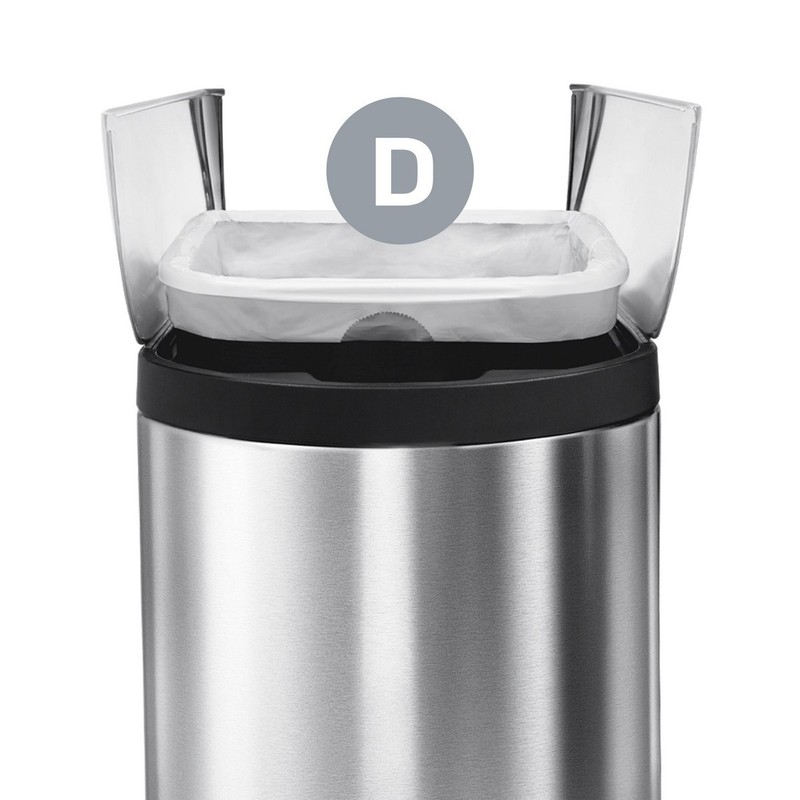 simplehuman 20L Code D Custom Fit Kitchen Trash Bag Liners 5Quick-Dispense 100ct gallery