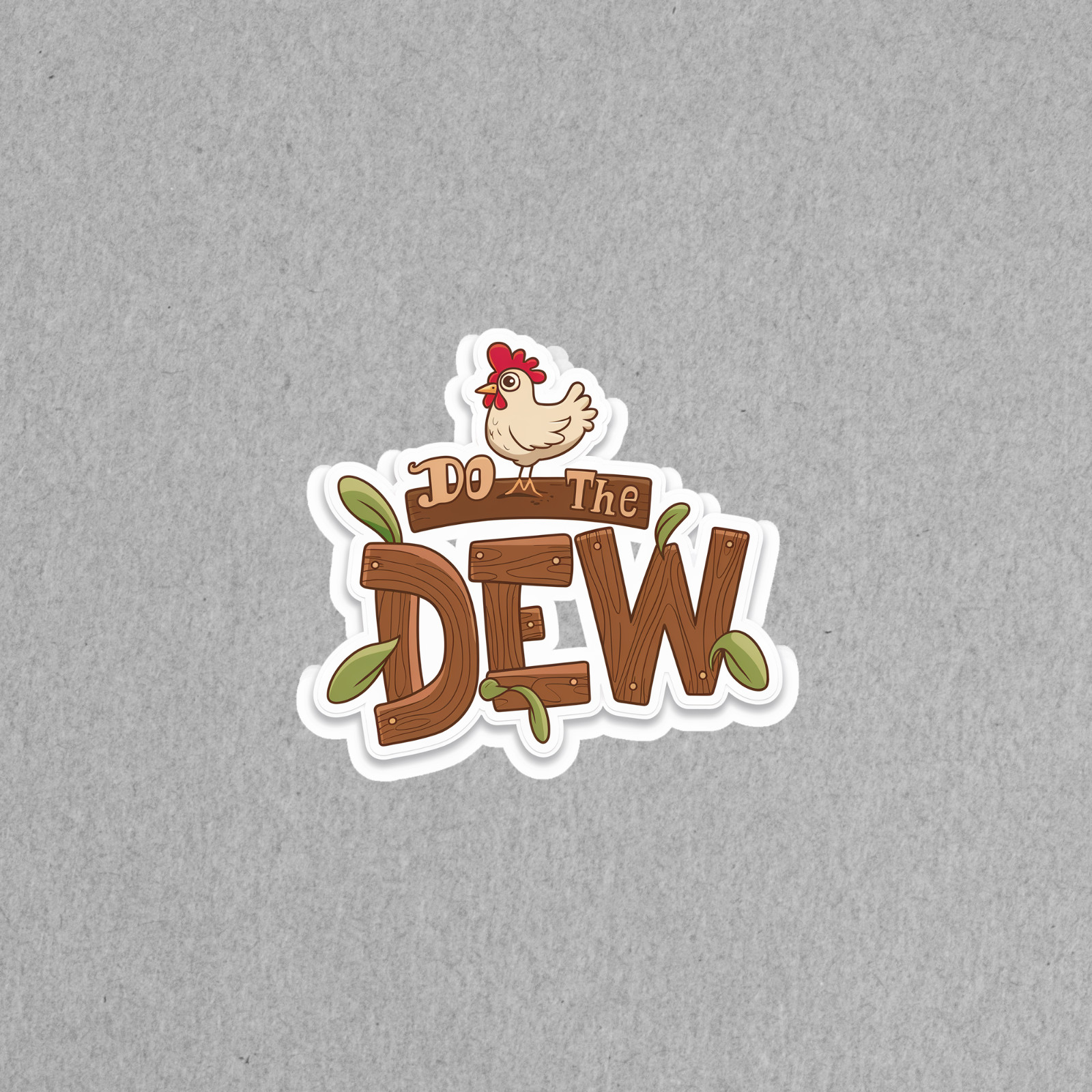 Do The Dew Vintage Inspired Sticker - Mountain Dew Inspired Bird Design #5278 gallery